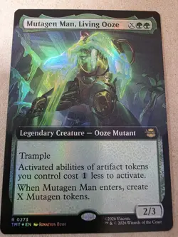 Mutagen Man, Living Ooze - Foil (Extended Art) Teenage Mutant Ninja Turtles Mtg - Image 1