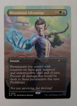 Mutational Advantage 2454 NM Near Mint Fallout Secret Lair Drop SLD Magic MTG - Image 1