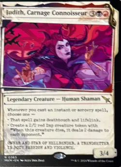 Murders at Karlov Manor Judith, Carnage Connoisseur Full Art 0363 - Image 1