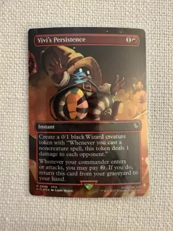 Vivi's Persistence (Borderless) FOIL R0458 FINAL FANTASY MTG NM - Image 1