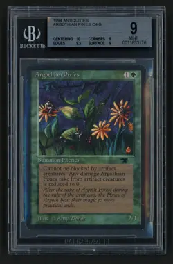 ***BGS 9 Quad++ Argothian Pixies*** MTG Antiquities Magic Kid Icarus - Image 1