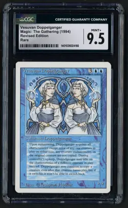 ***CGC 9.5 Vesuvan Soppelganger*** MTG Revised Magic Kid Icarus - Image 1