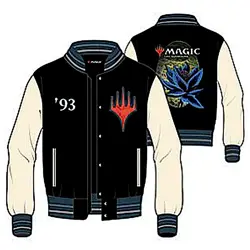 Magic The Gathering MTG MagicCon Minneapolis Varsity Jacket Sweatshirt L -NEW - Image 1