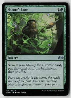 Nature's Lore 170 Uncommon Dominaria Remastered (FOIL) LP - Image 1