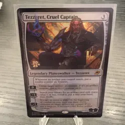 Magic: The Gathering Tezzeret, Cruel Captain Legendary Planeswalker Blue Edge o… - Image 1