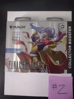 Magic The Gathering Final Fantasy Collector SINGLE PACK Box Factory Sealed - Image 1