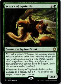 Scurry of Squirrels R Commander: Bloomburrow 33 NM - Image 1