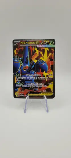 Pokemon TCG: Mega Heracross ex 108/094 Ultra Rare - Phantasmal Flames - NM - Image 1