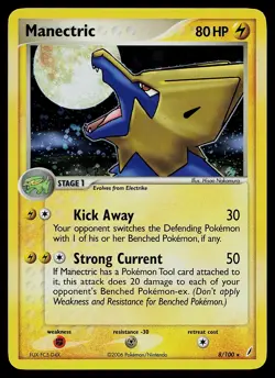 Pokemon Card - Manectric Crystal Guardians 8/100 Holo Rare - Image 1