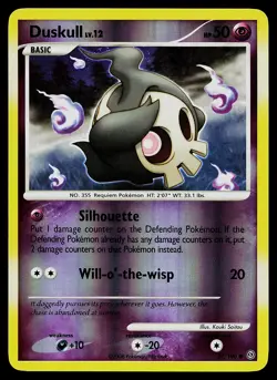 Pokemon Card - Duskull Stormfront 59/100 Common Reverse Holo - Image 1