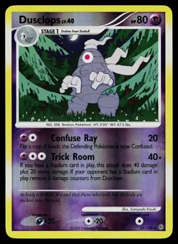 Pokemon Card - Dusclops Stormfront 35/100 Uncommon Reverse Holo - Image 1