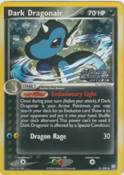 2004 Pokemon Team Rocket Returns Dark Dragonair [Reverse Holo] 31/109 - Image 1