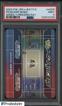 2003 Pokemon Japanese Battle Cool Traner Devin Series 1 Freezing Ray A006 PSA 9 - Image 1