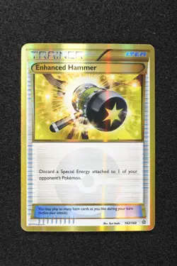 Enhanced Hammer 162/160 XY-Primal Clash Secret Rare Holo Pokemon TCG Card MP - Image 1