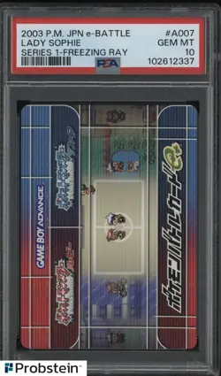 2003 Pokemon Japanese Battle Cool Traner Devin Series 1 Freezing Ray A007 PSA 10 - Image 1