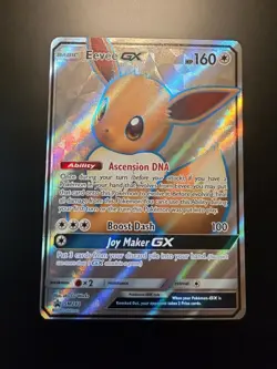Pokemon Evee GX Card SM242 Full Art Promo Nm - Image 1