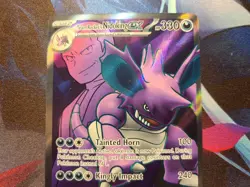 Pokemon Team Rocket's Nidoking ex 216/182 Sv10: Destined Rivals NM - Image 2