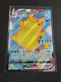 Celebrations Pokemon TCG Surfing Pikachu VMAX - Image 1