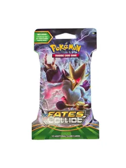 Pokemon TCG 2016 XY Fates Collide Sealed Sleeved Single Booster Pack - Image 1