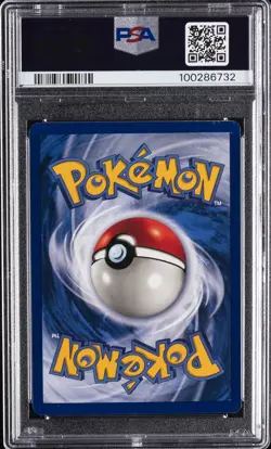 1999 POKEMON FOSSIL 1ST ED #4 DRAGONITE-HOLO PSA 8 - Image 2