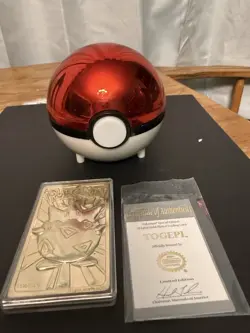 Pokemon Togepi Burger King 23k Gold Plated Trading Card 1999 Nintendo w/Case #Z - Image 2