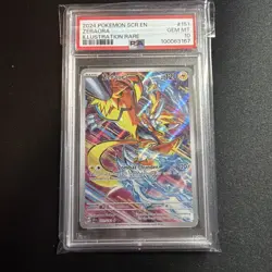 PSA 10 Zeraora 151/142 Pokemon Stellar Crown IR Full Art Holo Card - Image 1