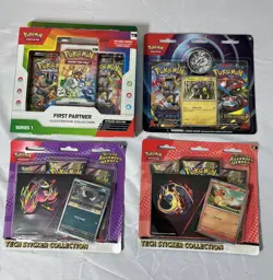 Pokemon TCG Lot of 4 Items as Pictured 1st Partner Ascended Hero’s & More New - Image 2