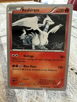 Pokemon TCG Reshiram - 26/114 2011 World Championships - Chris Kan LP - Image 1