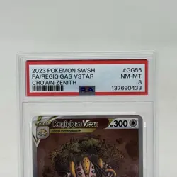 Regigigas Vstar GG55/GG70 Sword Shield Crown Zenith Pokemon PSA 8 - Image 2