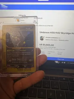 Umbreon H30/H32 Skyridge Holo - Image 4