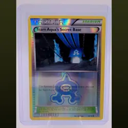 2015 POKEMON DOUBLE CRISIS TEAM AQUA'S SECRET BASE 28/34 REVERSE HOLO NM - Image 1