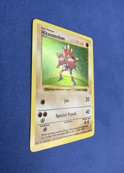 🥊 HITMONCHAN SHADOWLESS HOLO - 7/102 WotC Pokemon TCG 1999 Base set - Image 2