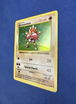 🥊 HITMONCHAN SHADOWLESS HOLO - 7/102 WotC Pokemon TCG 1999 Base set - Image 3