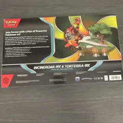 Sealed Pokemon Incineroar & Torterra ex Special Collection - Image 2