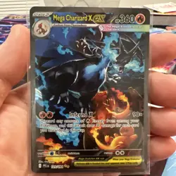 Mega Charizard X EX 125/094 SIR NM Me02: Phantasmal Flames Pokemon TCG - Image 2