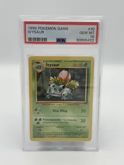 1999 Pokemon Ivysaur #30/102 PSA 10 GEM MT - Image 1