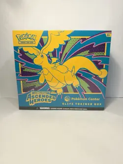 Pokemon TCG Ascended Heroes Pokemon Center ETB Factory Sealed Box - Image 1