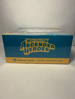 Pokemon TCG Ascended Heroes Pokemon Center ETB Factory Sealed Box - Image 5