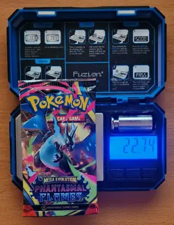 EXTREMELY HEAVY Pokemon Phantasmal Flames – Factory Sealed Booster Pack 22.74g - Image 1