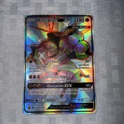 Pokemon Hidden Fates Buzzwole GX SV68/SV94 Shiny Vault Full Art Holo NM - Image 1