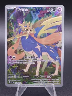Pokemon Zacian 100/094 Me02: Phantasmal Flames Illustration Rare - Image 1