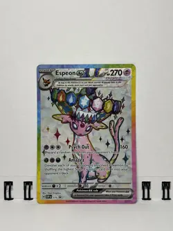 Pokemon Espeon ex SVP 175 Premium Figure Collection Black Star Promo NM - Image 1