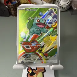 First Partner Illustration Bulbasaur Promo Full Art Holo 037 Pokemon TCG - Image 1