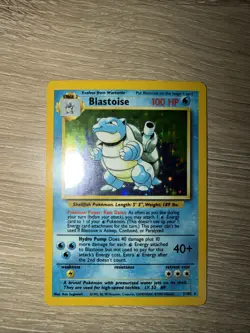Pokemon Base Set Blastoise Holo Rare 2/102 - Image 3