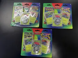 3X Pokemon Oddish Gloom Vileplume Foil Box Sealed TCG Coin Booster 10-10355-101 - Image 2
