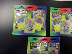 3X Pokemon Oddish Gloom Vileplume Foil Box Sealed TCG Coin Booster 10-10355-101 - Image 3