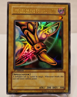 Left Leg of the Forbidden One LOB-121 Ultra Rare 1st Ed Asian English Yugioh 895 - Image 1