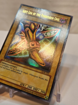 Left Leg of the Forbidden One LOB-121 Ultra Rare 1st Ed Asian English Yugioh 895 - Image 3