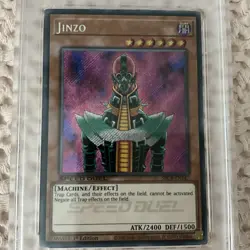 2020 YU-GI-OH! SPEED DUEL: BATTLE CITY BOX 1ST ED-SECRET RARE JINZO PSA 10 - Image 4