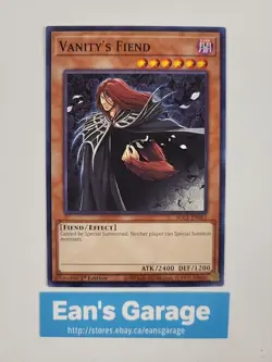 YuGiOh Vanity's Fiend 1st Edition BLC1-EN063 Battles of Legend Ch 1 common - MN - Image 1
